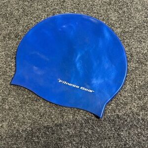 Fitness Gear Blue Swim Cap
